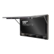 Open, linkerzijde van RVS 316 waterdichte monitor enclosure met Hisense 55E6NT