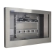 Gesloten, linksgerichte 316 waterdichte monitor enclosure