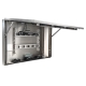 Open, linksgerichte 316 waterdichte monitor enclosure
