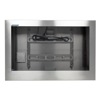 De roestvrijstalen 316 waterdichte monitor enclosure van Armagard B.V.