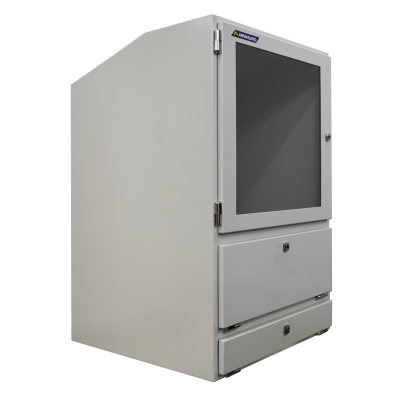 Met IP54-classificatie voorkomt de computerkast voor industriële pc's dat stof zich ophoopt op elektronische componenten