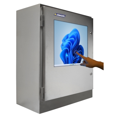 Full 316 industriële touchscreen-PC behuizing van Armagard