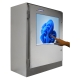 Gesloten, links gerichte full 316 industriële touchscreen-PC