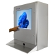 Gesloten, rechts gerichte full 316 industriële touchscreen-PC behuizing