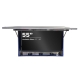 Open met Hisense 55E6NT, vooraanzicht industriële IP69K monitor roestvaststaal