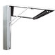 Inox monitor IP65 behuizing zijaanzicht met open deur | SDS18-75-W-L