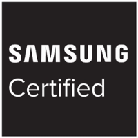 Samsung gecertificeerde ontwerpafbeelding voor Armagards muurbeugel voor Samsung OH display