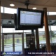 Outdoor reisinformatie display op locatie in een vervoersknooppunt