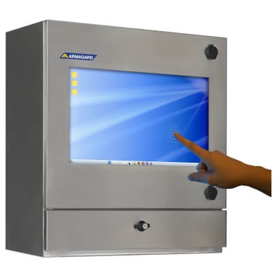 Armagard’s SENC-450 RVS PC-kast touchscreen