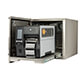 RVS printerbehuizing en geïntegreerde Zebra ZT411 industriële printer