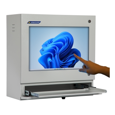 IP54-geclassificeerde touchscreen-PC voor de industrie voorkomt stofophoping op de interne elektronica