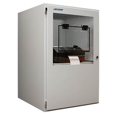 Vrijstaande printerbehuizing voor Zebra printers met IP54-classificatie
