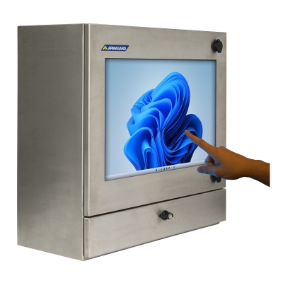 De SENC-550 waterdichte IP65 touchscreen van Armagard B.V.