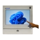 Gesloten, frontaal gerichte waterdichte IP65 touchscreen