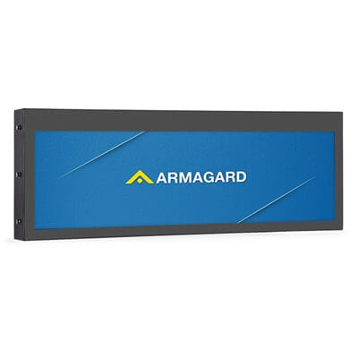 De weerbestendige ultra-brede bar display behuizing met IP56-classificatie