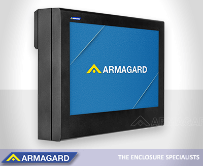 Armagard LCD-behuizing voor bescherming van een scherm
