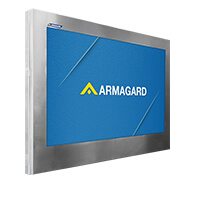 Armagard 32-inch waterdichte roestvrijstalen schermbehuizing
