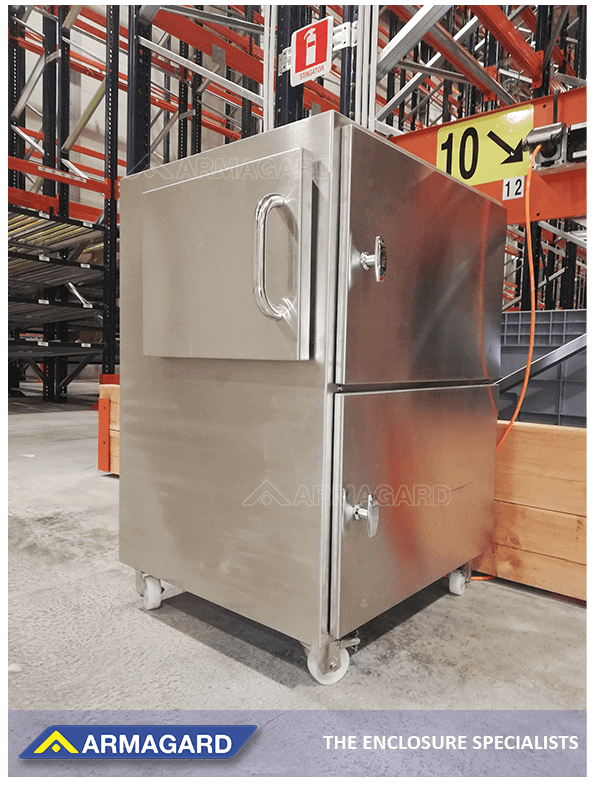 Een labelprinter oplossing voor koelopslag in een gekoelde opslagruimte van een supermarkt